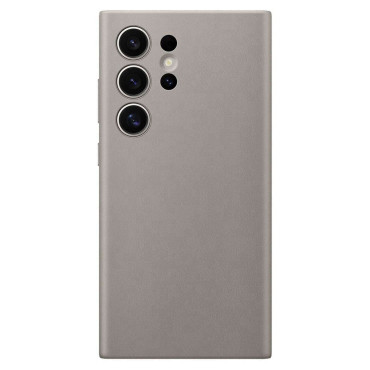 Originele hoes voor Samsung Galaxy S24 Ultra Vegan Lederen Case GP-FPS928HCAW GRIJS