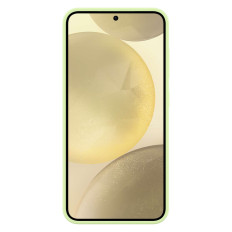 Original Case Silicone Cover for Samsung Galaxy S24 + Silicone Case Light Green