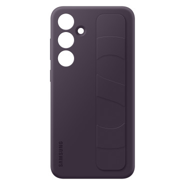 Original Case Cover för Samsung Galaxy S24 + med handtag och stående greppväska Darkwiolet
