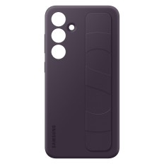 Original Case Cover för Samsung Galaxy S24 + med handtag och stående greppväska Darkwiolet
