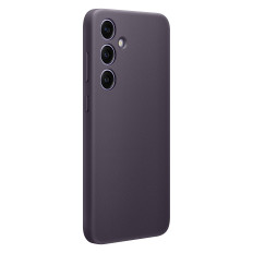 Caso originale per Samsung Galaxy S24 + custodia in pelle vegana GP-FPS926HCAVW DarkFoolet
