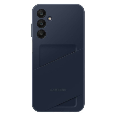 Originele behuizing voor Samsung Galaxy A15 / A15 5G met zwarte en blauwe kaartzak