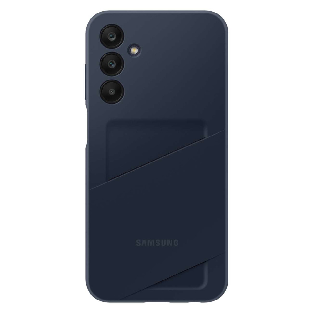 Originele hoes voor Samsung Galaxy A25 5G met zwarte en blauwe zak