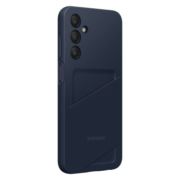 Originele hoes voor Samsung Galaxy A25 5G met zwarte en blauwe zak
