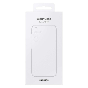 Eredeti csírós tok a Samsung Galaxy A25 5G EF-QA256CTEGWWA átlátszó