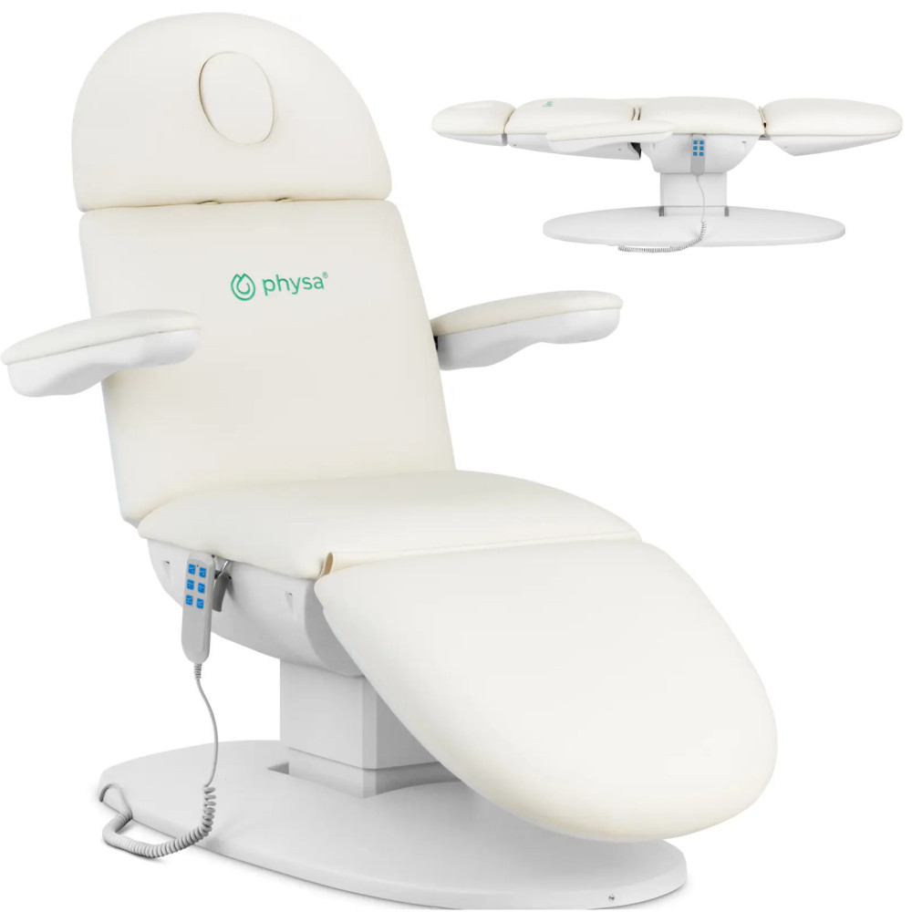 Cosmetische fauteuil voor massage spa tattoo 150 kg teramo - wit