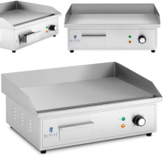 BBQ Electric Grill Plate gladke 530 x 350 mm 3000 W