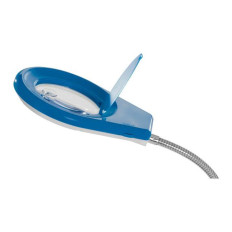 LED tiless lámpa nagyítóval 5x / 10x - kék