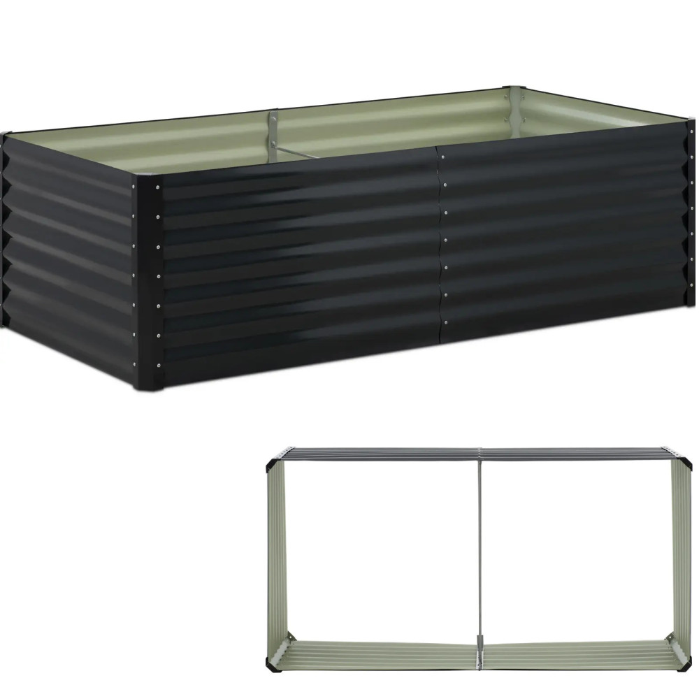 Polnilni popust Na vrtu na zelenjavo Rastline jekla 200 x 100 x 60 cm