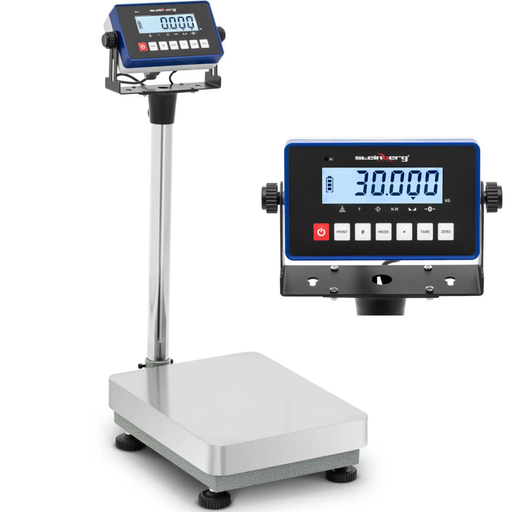Escala de plataforma de almacenamiento 30 x 40 cm 30 kg / 0.001 kg