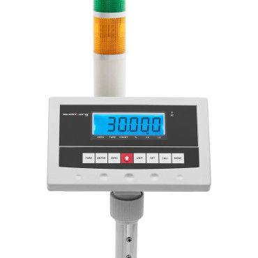 Skladiščna platforma lestvica z LCD signalno stolpec 30 kg / 0,001 kg