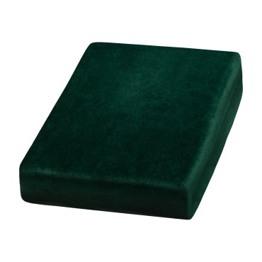 HOUSSE VELOURS VERT BOUTEILLE