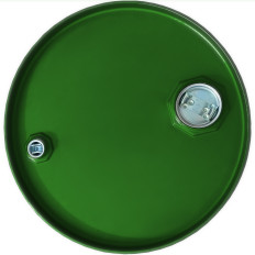 Barrel de aço de metal th 60l rolhas 2 e 3/4 - verde