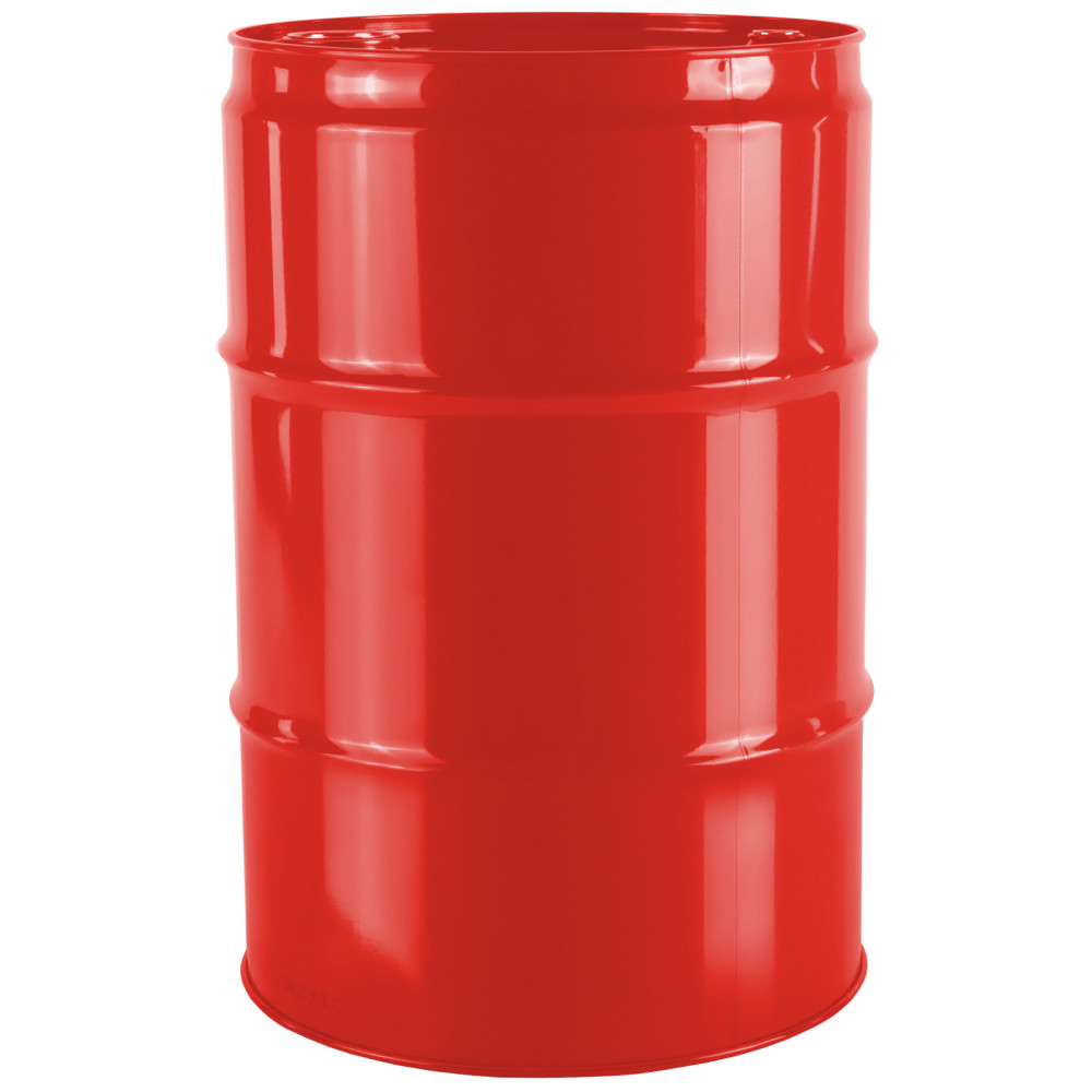 Stahlfass, Metall th 60l Korken 2 und 3/4 - rot