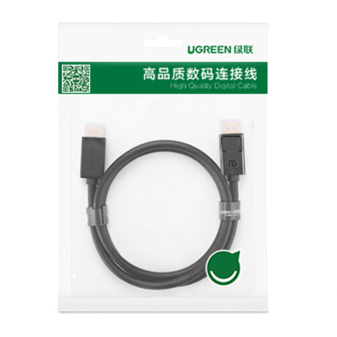 Kabelkabel för DisplayPort 3M svart bildskärm