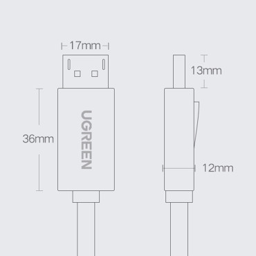 Kabelski kabel za zaslon 3M Črni monitor