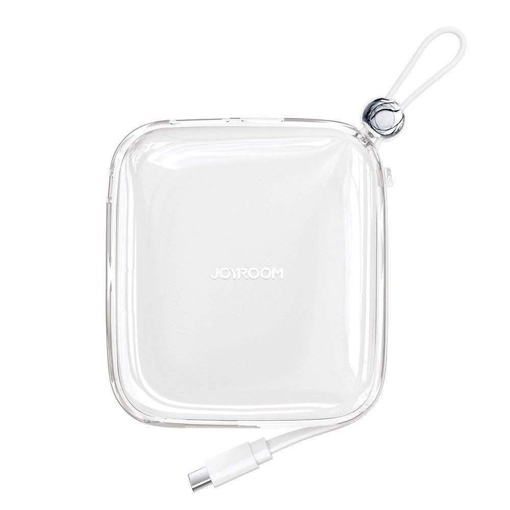 Mažai šviesos PowerBank 10000mAh USB-C USB-A balta
