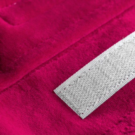 FUCHSIA TERRY BAND — close-up of the surface