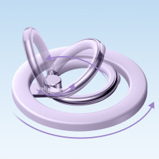 Maniglia magnetica al telefono per un dito viola