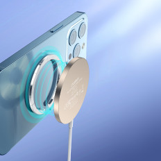 Trådlös magsafe trådlös laddare för iPhone 12/13/14 guld