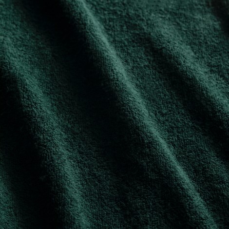 Lençol de Pêlo Terry ACTIVESHOP Verde Garrafa — close-up da superfície