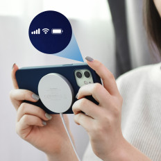 Trådløs Magsafe Magninic Oplader til iPhone 12/13/14 Hvid