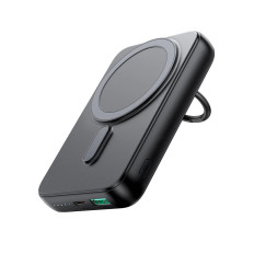 Powerbank Wireless 10000MAH 20W MagSafe med stand + USB-C kabel svart
