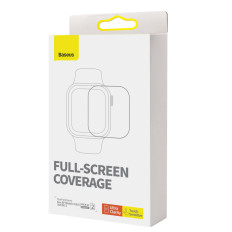 2x Protective Foil Nonocrystal to Apple Watch 7/8/9 45mm + transparent mounting kit