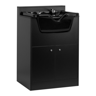 GABBIANO BARBER TVÄTTSTATION BB06 SVART — framsida