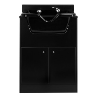 GABBIANO BARBER VASKESTATION BB06 SORT — forfra