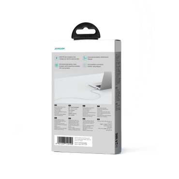 Cable USB-C 60W Cable Fast Transfer Multi-Color Series 1m White