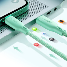 Kabel USB-C 60W kabel Fast Transfer Multi-Color Serie 1m Svart