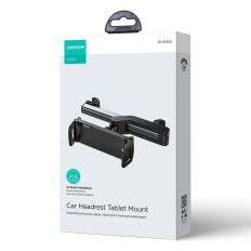 Car holder on tablet on the headrest of black