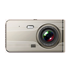 Grabador de video LCD completo HD G-Sensor con cámara de inversión beige