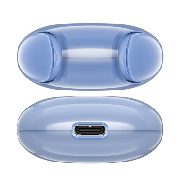 Trådlösa hörlurar T9 Bluetooth 5.3 EAR USB-C Blue