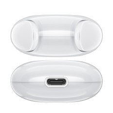 Brezžične slušalke T9 Bluetooth 5.3 Ura USB-C bela