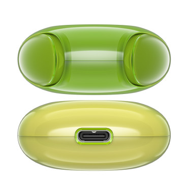 Fones de ouvido sem fio T9 Bluetooth 5.3 Orelha USB-C Verde
