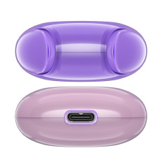 Brezžične slušalke T9 Bluetooth 5.3 EAR USB-C Purple