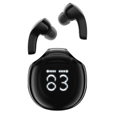 Fones de ouvido sem fio T9 Bluetooth 5.3 Ear USB-C Preto