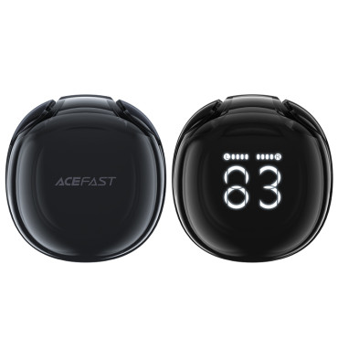 Trådlösa hörlurar T9 Bluetooth 5.3 EAR USB-C Svart