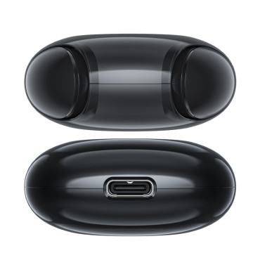 Fones de ouvido sem fio T9 Bluetooth 5.3 Ear USB-C Preto