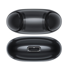 Fones de ouvido sem fio T9 Bluetooth 5.3 Ear USB-C Preto