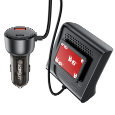Car Charger 138W Polnilna postaja 6 USB Port Black