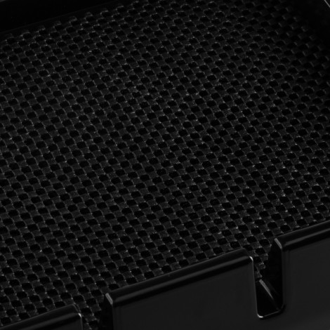 ORGANIZER FOR HAIRDRESSING CLIPPERS — close-up of the surface