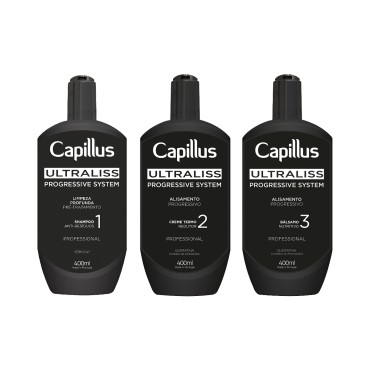 Capillus Ultraliss Nanoplastia, set for the nanoplasty treatment, 3x400ml — front view