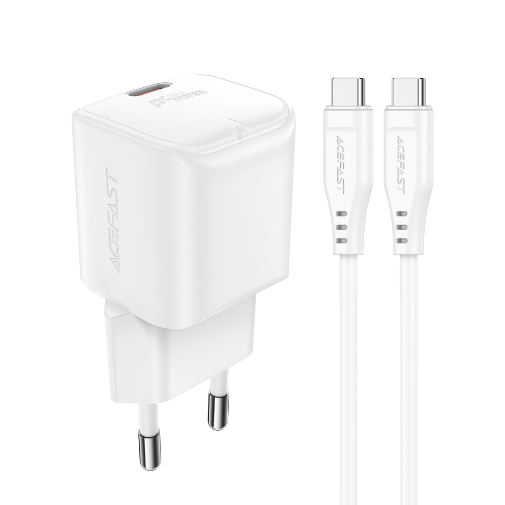 MINI PD 20W GAN Rudarski polnilnik + USB-C kabel