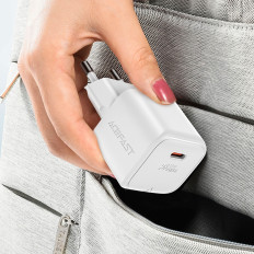 MINI PD 20W GAN Rudarski polnilnik + USB-C kabel