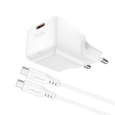 Mini PD 30W Bazčínacia nabíjačka + kábel USB-C