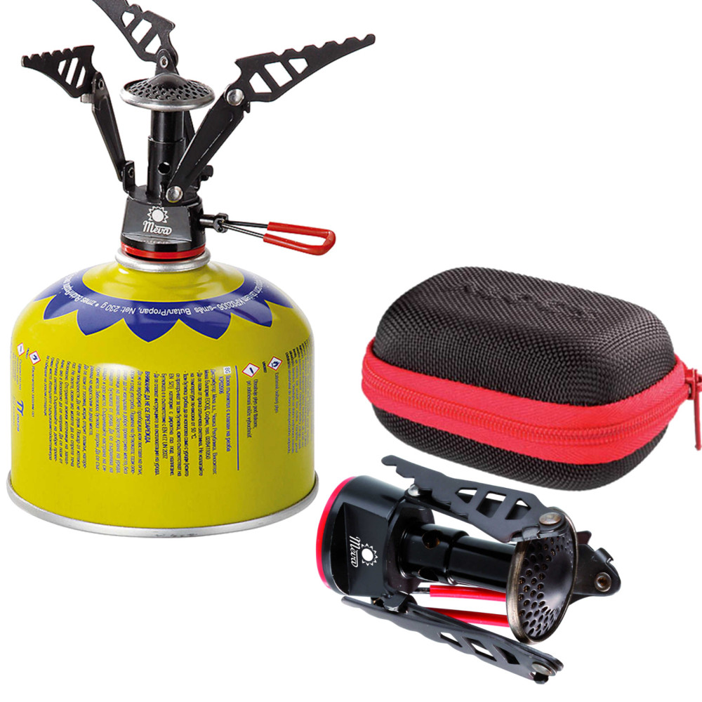 Le réchaud de camping le plus léger sur cartouches de gaz (valve ou filetage) SPARK 80 grammes 2.6 kW