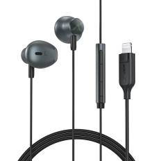 In-ear hörlurar iPhone iPad med blixtkontakt 1,2 m svart